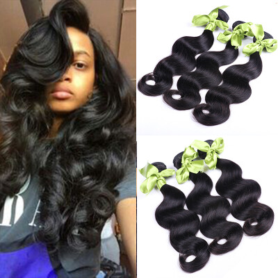 

Beauty Forever 7A Brazilian Hair WeavesBrazilian Virgin Hair Body Wave 4 Bundles Virgin Brazilian Body Wave Human Hair Weaving