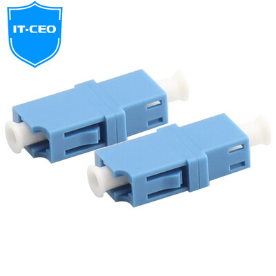 

IT-CEO Y2LC-10 LC-LC Fiber Optic Network Jumper Cable Coupler Engineering Plastics LC Simplex Single Model 10 Pack Blue