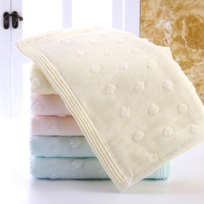 

【Jingdong supermarket】 Xin brand towel home textiles cotton Kapok absorbent thickening non-twist jacquard towel 3 powder / yellow / blue 105g / article 34 * 76cm