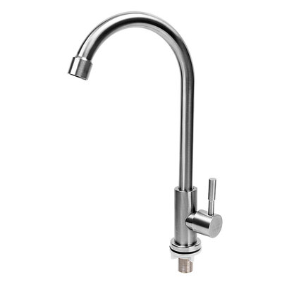 

Dezhong DEZHONG 6536 kitchen faucet single cold faucet sink faucet 304 stainless steel basin faucet
