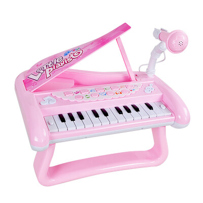 

Qiao WA BAO BEI children&39s piano with a microphone girl piano 1-3-6 years old baby gift early education puzzle toys