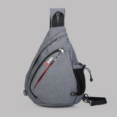 

Men's large-capacity fashion casual shoulder triangle package as gift for men