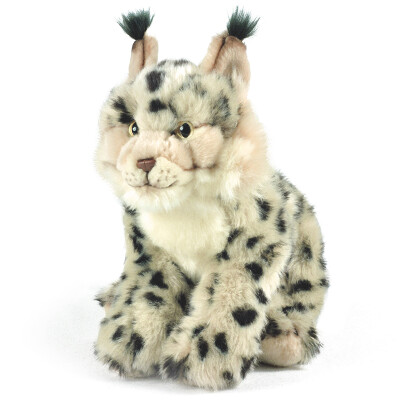 

National Geographic (NATIONALGEOGRAPHIC) North American series of animal dolls plush toys simulation model children's baby animal world ornaments lynx 10.5 inch