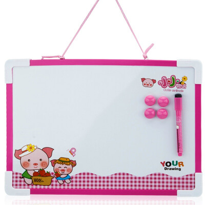 

GuangBo student drawing board learning whiteboard graffiti board 345 * 252mm red SBB1030