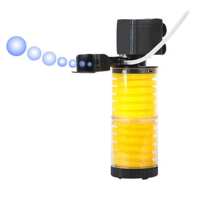 

Songbao fish tank filter mute three-in-one built-in submersible pump turtle fish fish filter equipment aquarium supplies cotton 30W for 150 below the cylinder