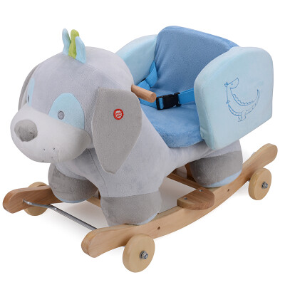 

Blue Castle Children&39s Music Rocking Horse Trojan Square Puppy Rocking Horse Rocking Chair Children&39s Birthday Anniversary Gifts