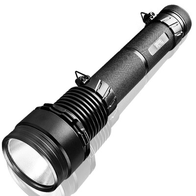 

Super bright rechargeable flashlight High power aluminum alloy LED flashlight 30W white / yellow light waterproof