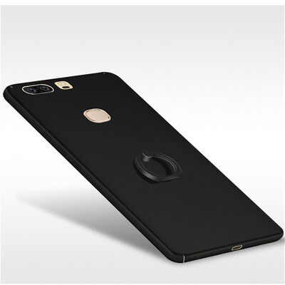 

Phone Case For Huawei Honor V8 Ultra Thin Slim Cover Simple PC Back Ring Holder 360°Rotation Protection For Huawei Honor V8