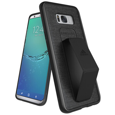 

Adidas 27796 Adidas sports stent TPU anti-fall anti-slip mobile phone case for the Samsung S8 edge 62 inch black