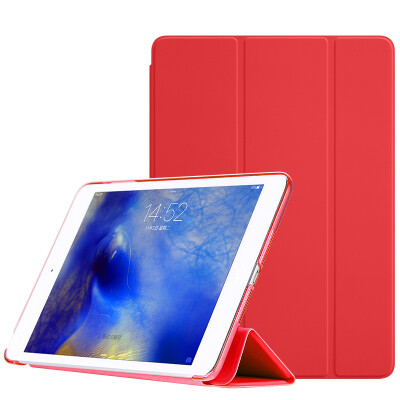 

Biya Zi (BIAZE) Apple's new iPad Pro protective sleeve iPad Pro 10.5-inch protective shell three-fold sleep wake-up leather case youth series China Red