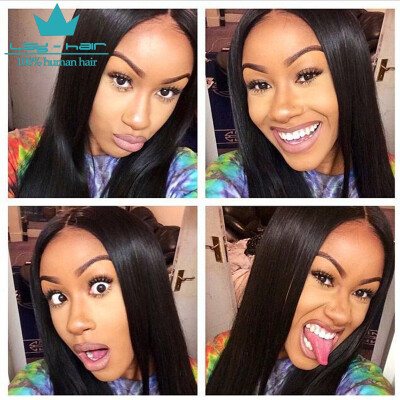 

7A Unprocessed Virgin Hair Indian Virgin Hair Straight Human Hair Weave Extensions Cheap Indian Virgin Hair 4 Bundle Deals