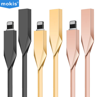 

Iphone6 ​​/ 6s / 7plus / 5S / ipad line zinc alloy 1 m gold + gray + rose gold (3 pieces installed) Moxi (mokis) Apple data cable / charge line / charger line / iphone6 ​​/ 6s / 7plus