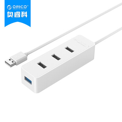 

ORICO W5PH4-U32 USB3.0 Splitter Desktop Expansion 4-портовый концентратор HUB Ноутбук One-Tue USB 0.3m Белый