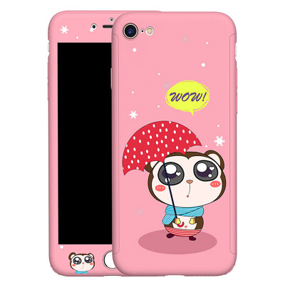 

Excellent plus iPhone7 phone shell / Apple 7 phone case cartoon all-inclusive protective cover anti-drop phone sets early snow monkey