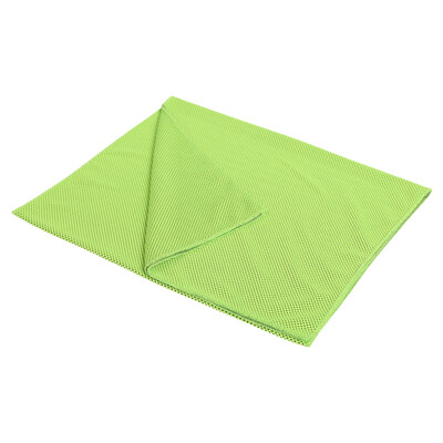

Magic iron Move iron riding a sport towel lengthening a cold towel running sweat sweat fitness speed dry cold feeling ice towel green