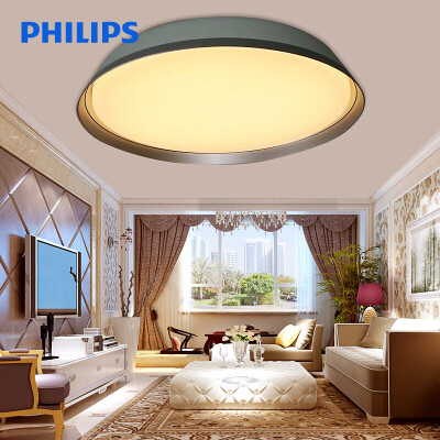 

Philips PHILIPS LED ceiling lamp restaurant living room bedroom kitchen Yining gold 80W can be sub-dimming