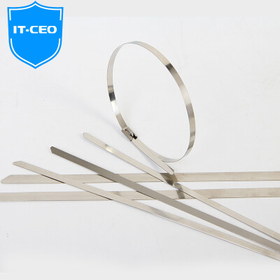 

IT-CEO stainless steel cable tie wire tie with metal tied wireline cable organizer marine belt with wire finishing with 20 4.6 * 150 X2ZD-2