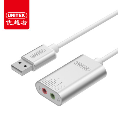 

Улучшенный по Y-247WH USB Внешних звуковой карты USB настольного микрофон адаптер кабель гарнитуры звуковой карты ноутбуки PS4 внешнего диск стерео звуковой карты свободного алюминий