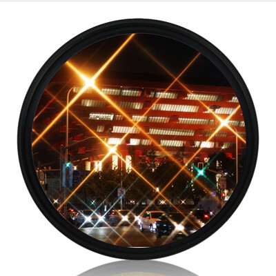 

Weather is good 55mm Starlight Star-4 special effects 4-wire water star Sunrise night filter for Nikon 18-55VR Sony 28-70&other micro-SLR camera lens