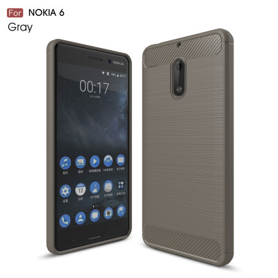 

GANGXUN Nokia 6 Case Anti-Slippery Устойчивая к царапинам легкая мягкая задняя крышка из кремния для Nokia 6