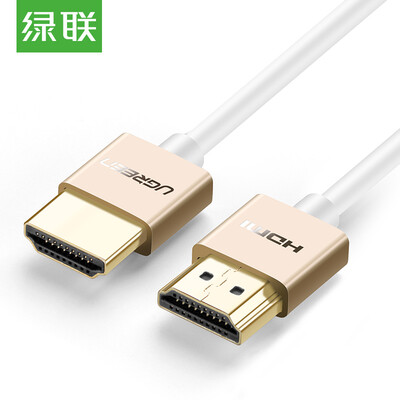 

Зеленый Альянс (UGREEN) Кабель HDMI 4K HDMI Цифровой HD-кабель 2.0 3D-видео кабель Блок питания для ноутбука Телевизионный монитор Проектор 1 м Tuhao Gold 40488