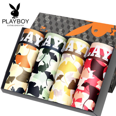

PLAYBOY 5260B мужские эластичные боксеры 4 шт. в упаковке