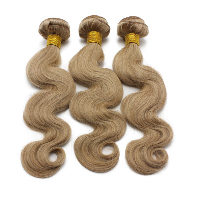 

16 Dark Honey Blonde Weave Body Wave 100 Brazilian Virgin Remy Hair Machine Weave Hair Virgin Human Hair Extension