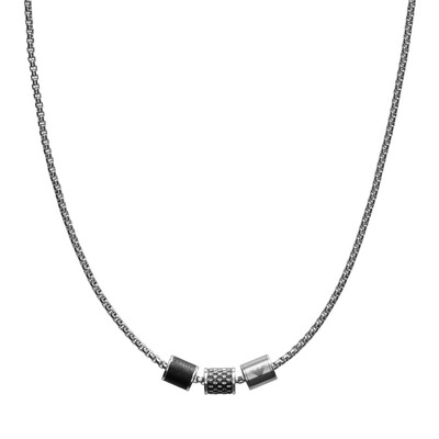 

Armani (Emporio Armani) Мужская орел логотип черный матовый ожерелье EGS2383020