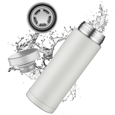 

Jingdong Supermarket Love Mu Sha emsa Insulation Cup Male Female 316 Stainless Steel Vacuum Cup Cup Tea Cup Car Cup 420ML Meilim White