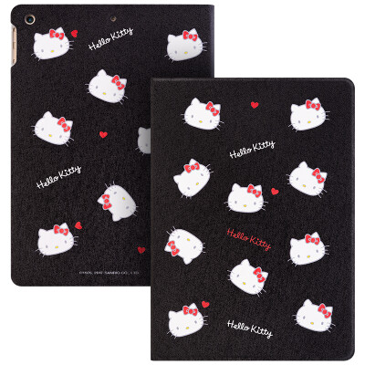 

Отличный Hello Kitty Series Новый iPad с 9,7-дюймовым корпусом / мультяшный корпус Интеллектуальный кожаный чехол для спальной кожи