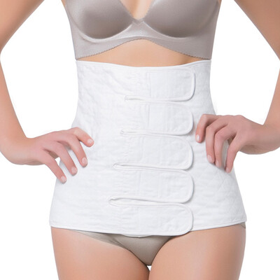 

Aibao suitable for postpartum abdomen with gauze waistband maternal body sculpting belt belt M110 white L