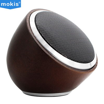 

Moqi Si (Mokis) дерево Bluetooth динамик сабвуфер / аудио / портативные беспроводные Bluetooth динамик / автомобиль аудио / колонки полусферической маленький цвет орех