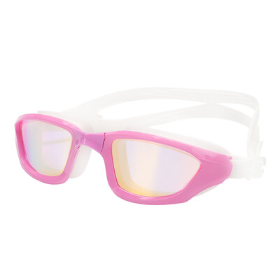 

SAINTEVE goggles HD box waterproof&fog adult colorful swimming glasses 8018Q red wine with earbuds
