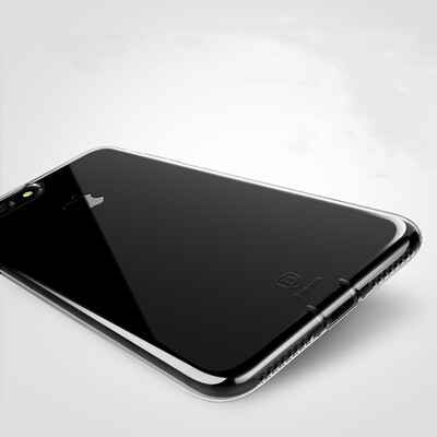 

(Baseus) iPhone7plus корпус мобильного телефона / защитная крышка Apple 7plus легкая и прозрачная гибкая оболочка 5.5 дюймов простая секция через черный