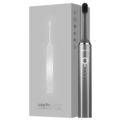 

Saky electric toothbrush adult charge acoustic vibration toothbrush G2412 goose gray