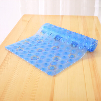 

SUYATE 1228-002 Crystal Honeycomb Bath Non-slip коврик для душа для ног 70 * 36 см синий