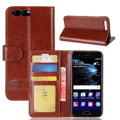 

GANGXUN Huawei P10 Case High Quality PU Leather Flip Cover Kickstand Wallet Cover for Huawei P10