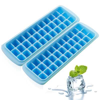 

Kleibi home creative ice lattice ice machine home ice box refrigerator ice box DIY ice maker 33 grid ice lattice two loaded KLB1131 blue