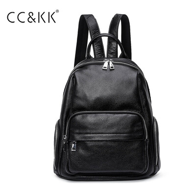 

CCKK women bag backpack women new European and American fashion full-grain leather multi-functional fashion backpack