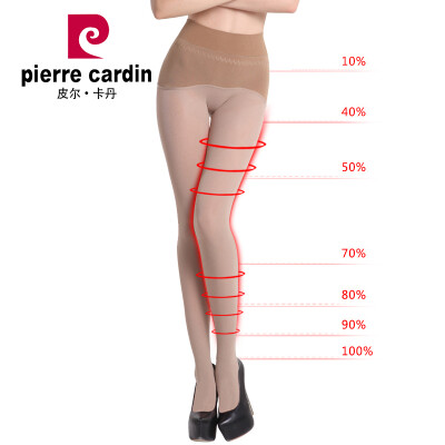 

Pierre Cardin stockings leggings female 2 pairs 380D full seamless apple hip pressure pantyhose 2 loaded light skin color code