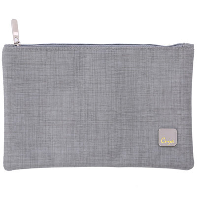 

True color TRUECOLOR students universal gray pencil bag single layer large pencil pencil storage bag pencil case pencil case H6011A
