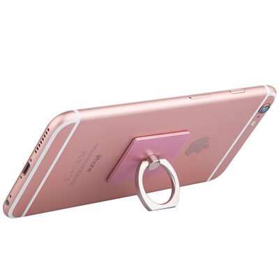 

BIAZE C31 finger buckle stand multi-function mobile phone stent pink portable metal ring buckle lazy creative car bracket for Apple Samsung millet