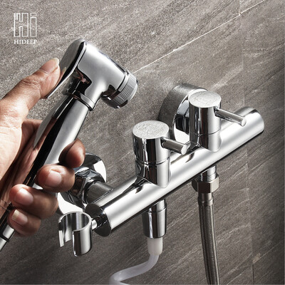 

HIDEEP Two in two out Pure copper angle valve
