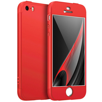 

GANGXUN iPhone se Case 360 Full Protection Ultra Slim Hard PC Protective Cover for iPhone 5S