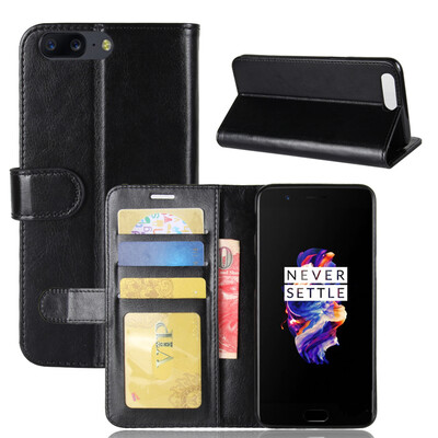 

GANGXUN OnePlus 5 Case High Quality PU Leather Flip Slim Kickstand Wallet Cover for OnePlus 5