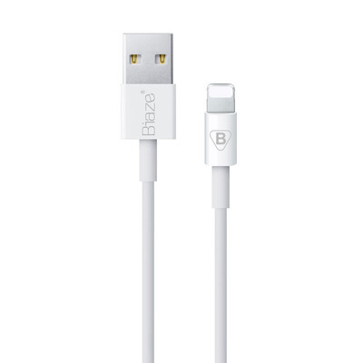 

【5】 BIAZE Apple 8/7/6 кабель для передачи данных 1,2 м белый зарядное устройство для мобильного телефона шнур питания iPhone5s / 6s / 7/8 Plus / X / новый iPad Air Mini K15