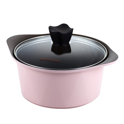 

Korean box (highcook) South Korea imports Ma Ka Long series soup pot non-stick pot soup pot stew pot non-stick pot induction cooker available pot (MKL003-ZY