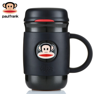 

Bust Monkey Paul Frank Insulation Cup Mens Office Business Business Cup Couple Cup With Handle Cup 340ml Hyun Black PFD005