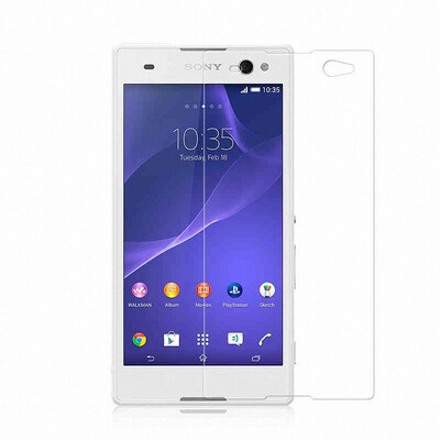 

WIERSS Tempered Glass Screen Protector guard For Sony Xperia C3C3 Dual D2533 D2502 S55T S55U 55 inch Protective glass Film