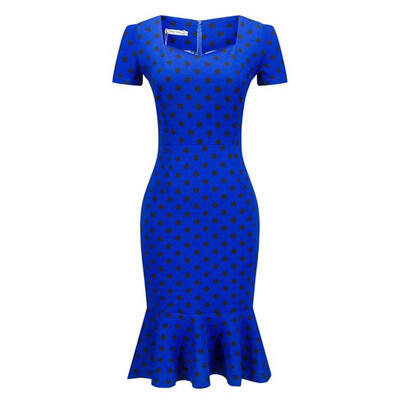

The American&American thousand bird to repair body bag buttock fishtail evening dress dress pencil skirt